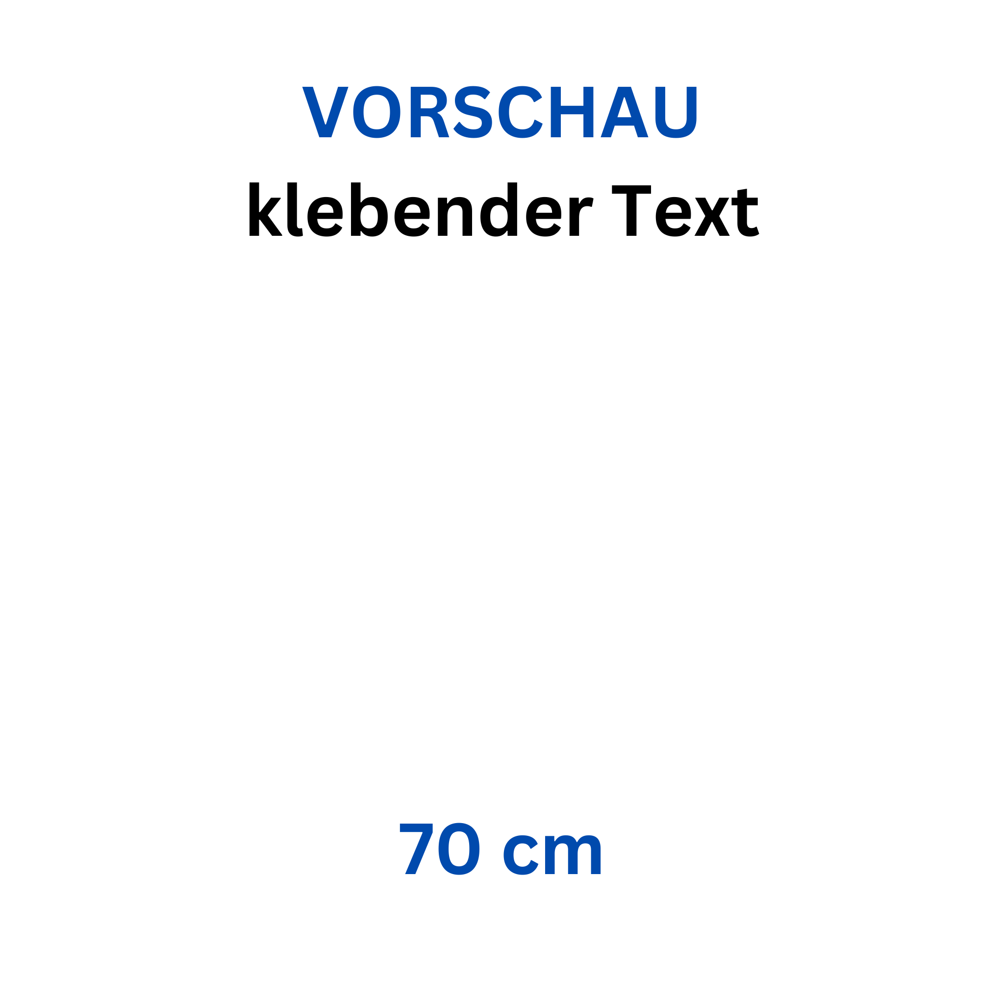 Wunschaufkleber selbst gestalten ab 10cm bis 150cm - DaliDesign