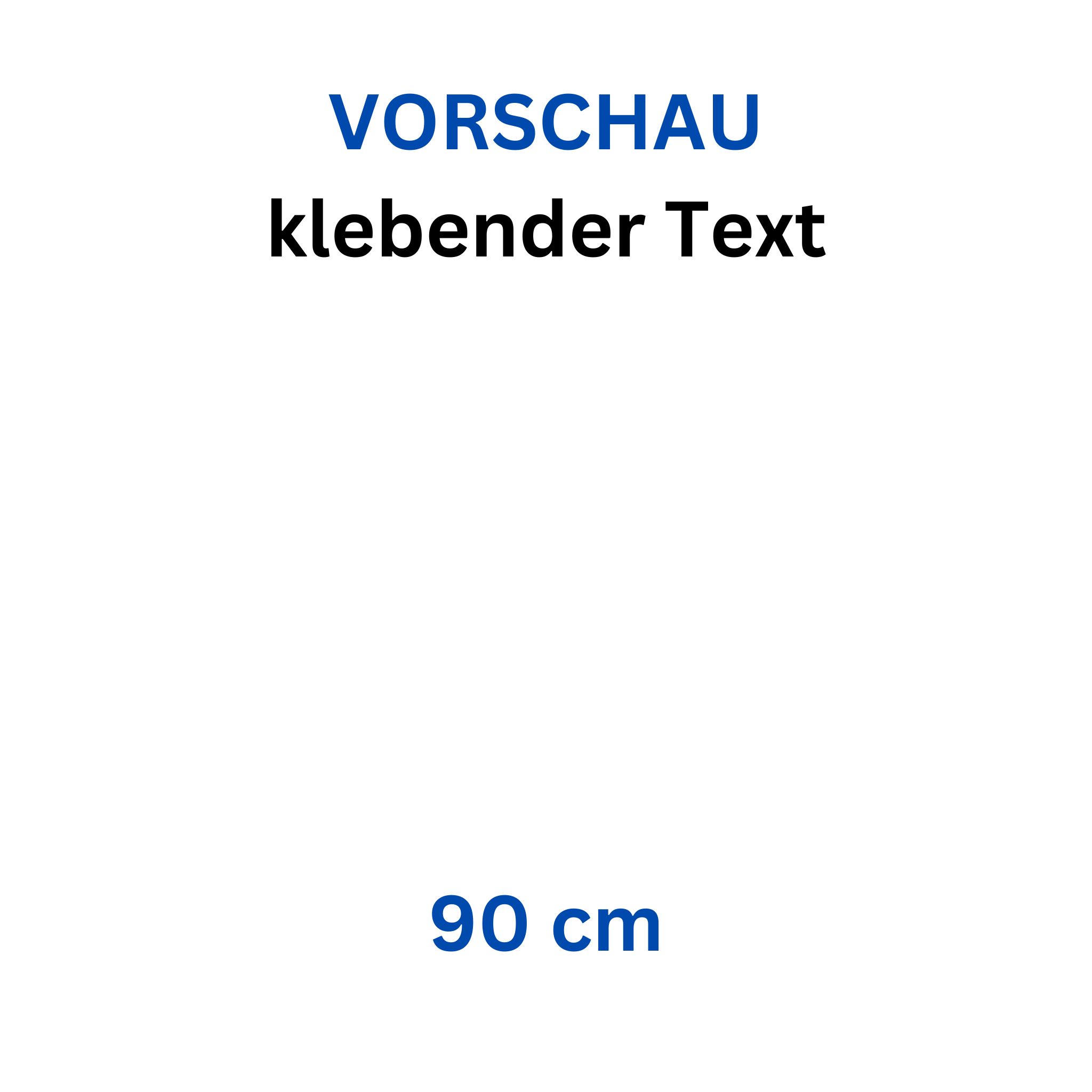 Wunschaufkleber selbst gestalten ab 10cm bis 150cm - DaliDesign