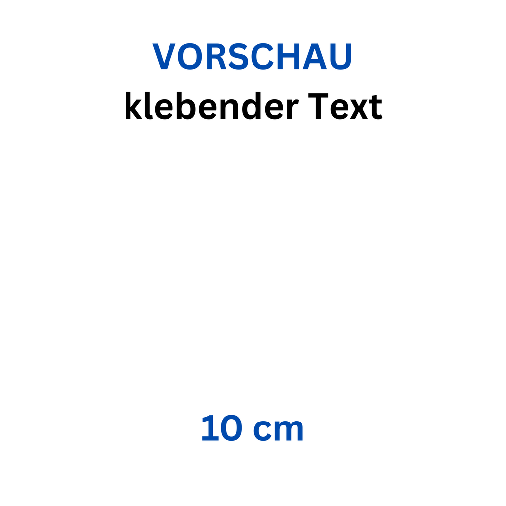 Wunschaufkleber selbst gestalten ab 10cm bis 150cm - DaliDesign