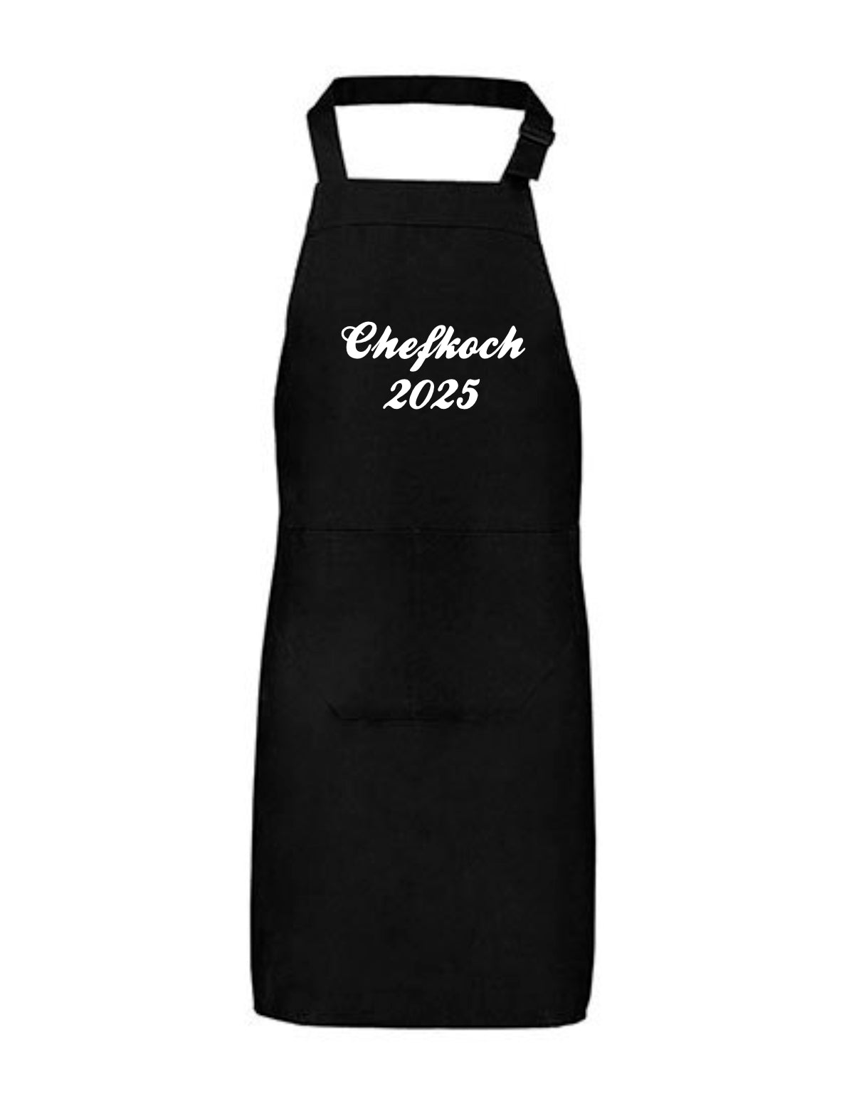 Personalisierte Kochschürze – Wunschtext | Latzschürze Unisex - DaliDesign