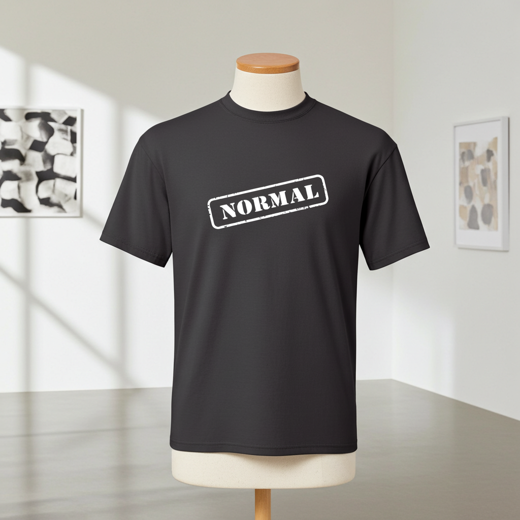 NORMAL Stempel-Look T-Shirt