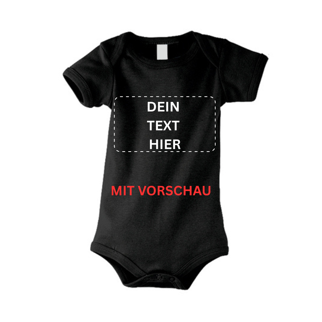 Personalisiertes Baby Body Strampler Babykleidung Wunschtext | Unisex - DaliDesign