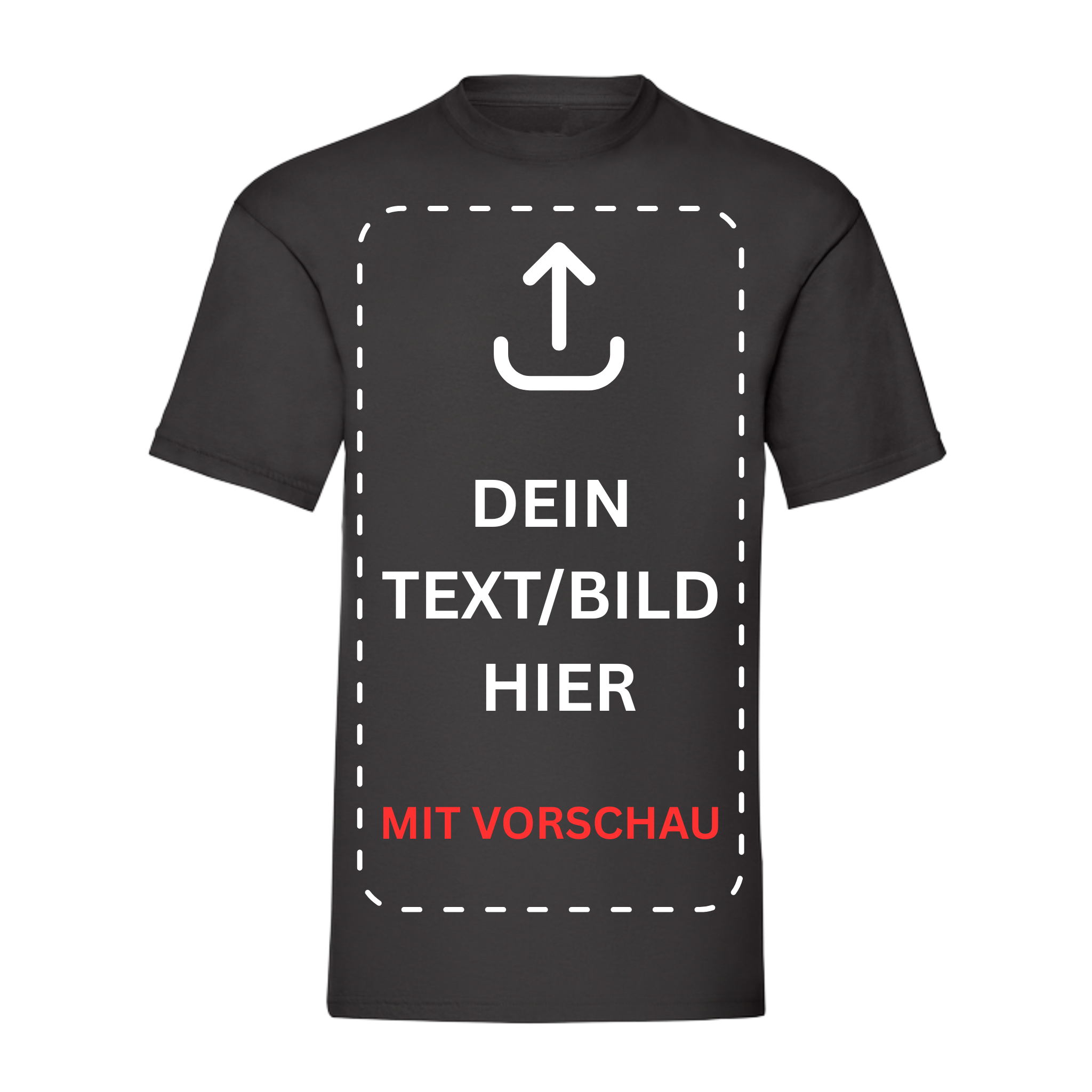 Personalisiertes T-Shirt mit Text & Wunschbild | Unisex - DaliDesign