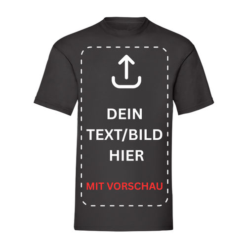 Personalisiertes T-Shirt mit Text & Wunschbild | Unisex - DaliDesign