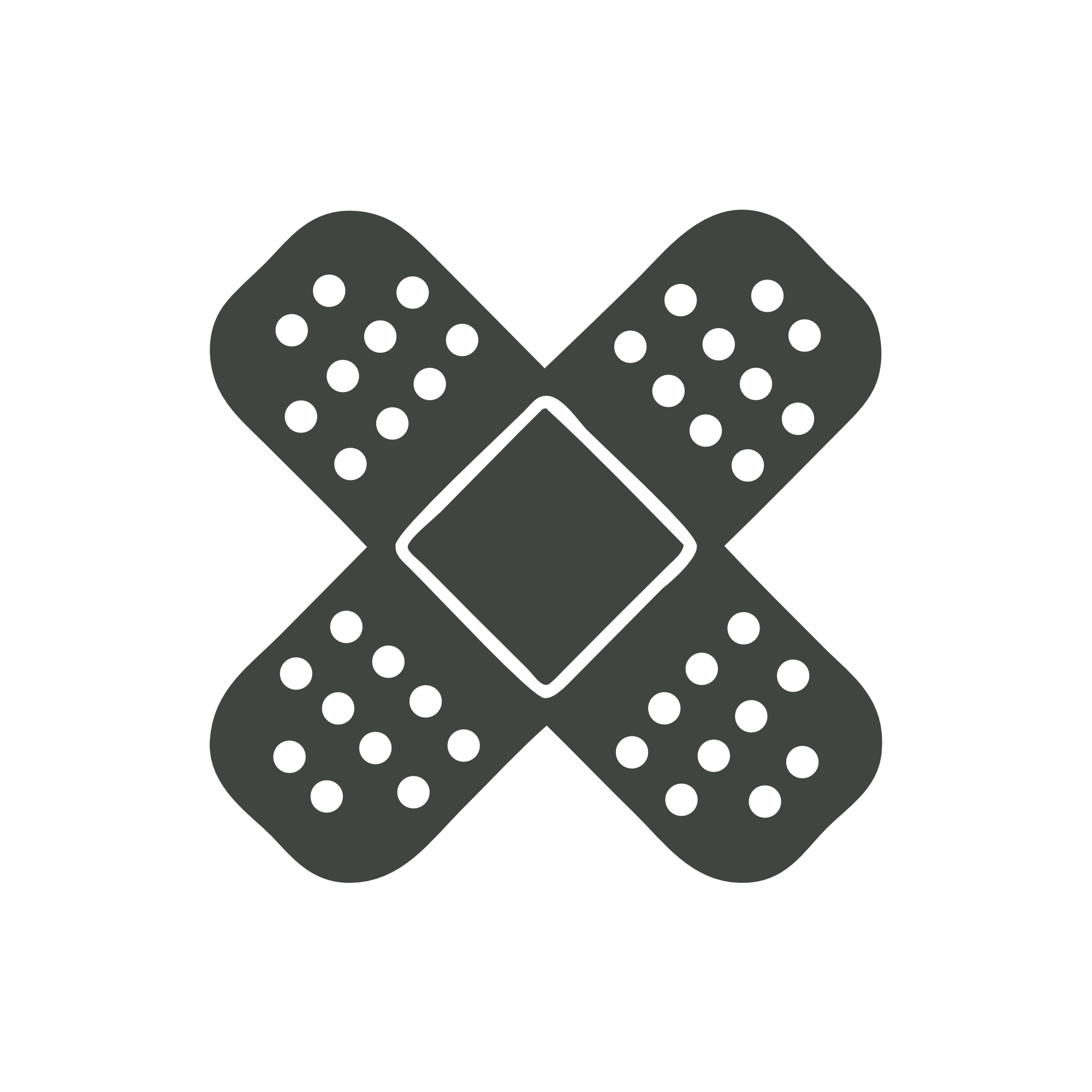 Pflaster Aufkleber Auto Sticker Größe 10cm | Fahrzeug Aufkleber verschiedene Farben - DaliDesign