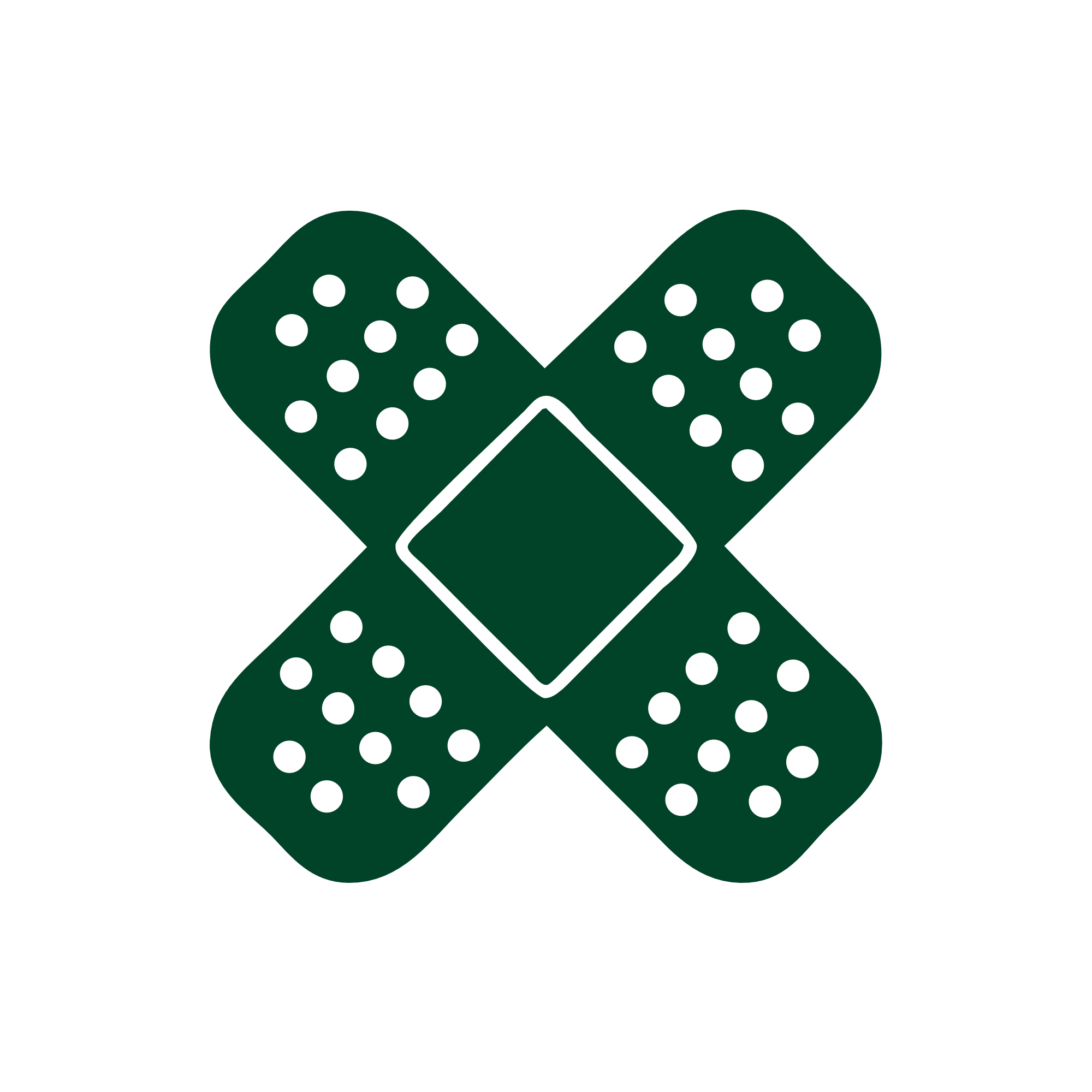 Pflaster Aufkleber Auto Sticker Größe 10cm | Fahrzeug Aufkleber verschiedene Farben - DaliDesign