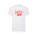 Love You Valentinstag T-Shirt weiss rot schwarz - Geschenk Valentine Day - DaliDesign