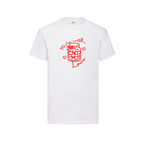 Made with Love T-Shirt weiss rot schwarz - Geschenk Valentine Day - DaliDesign