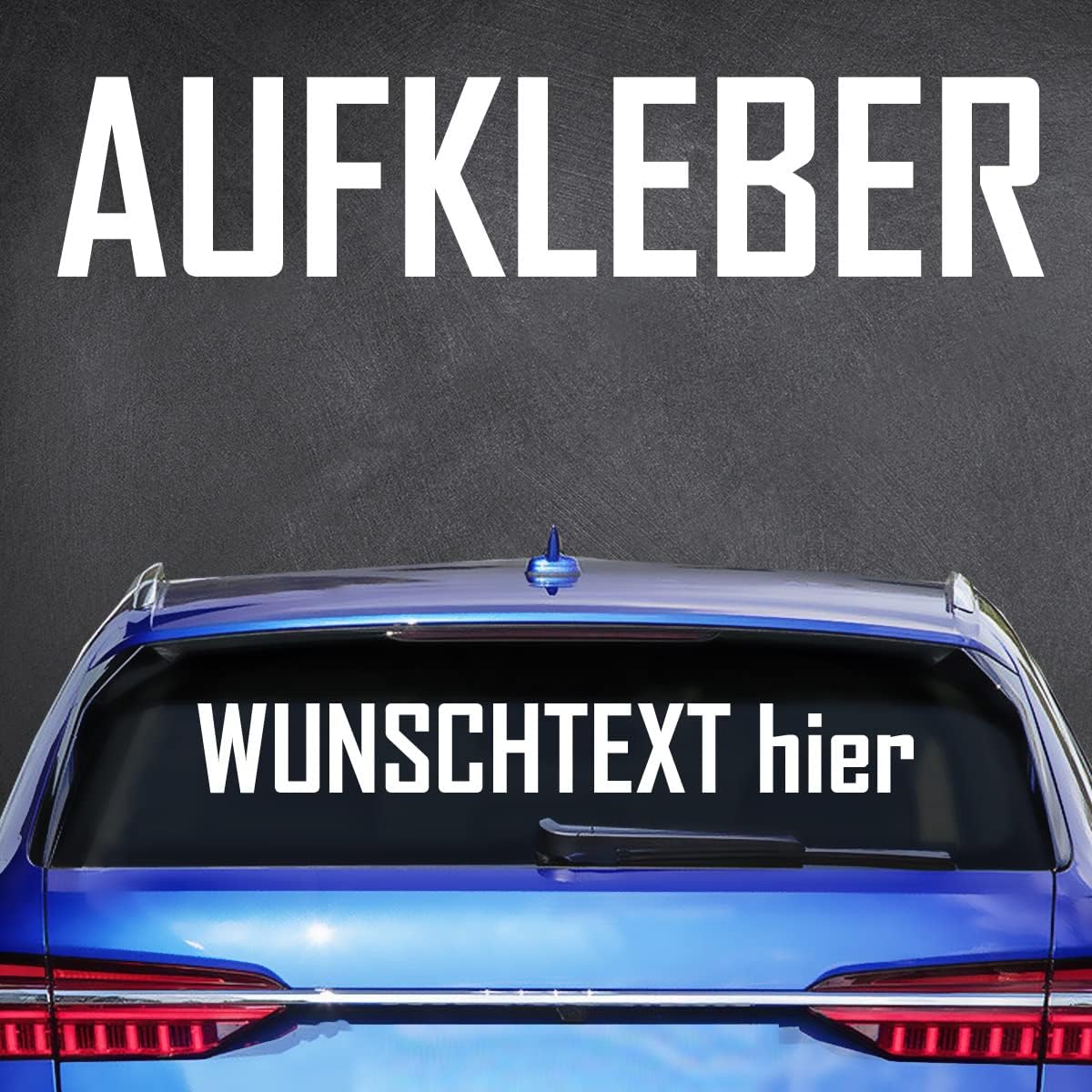 Wunschaufkleber selbst gestalten ab 10cm bis 150cm - DaliDesign