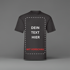 Personalisiertes T-Shirt mit Textaufdruck | Unisex