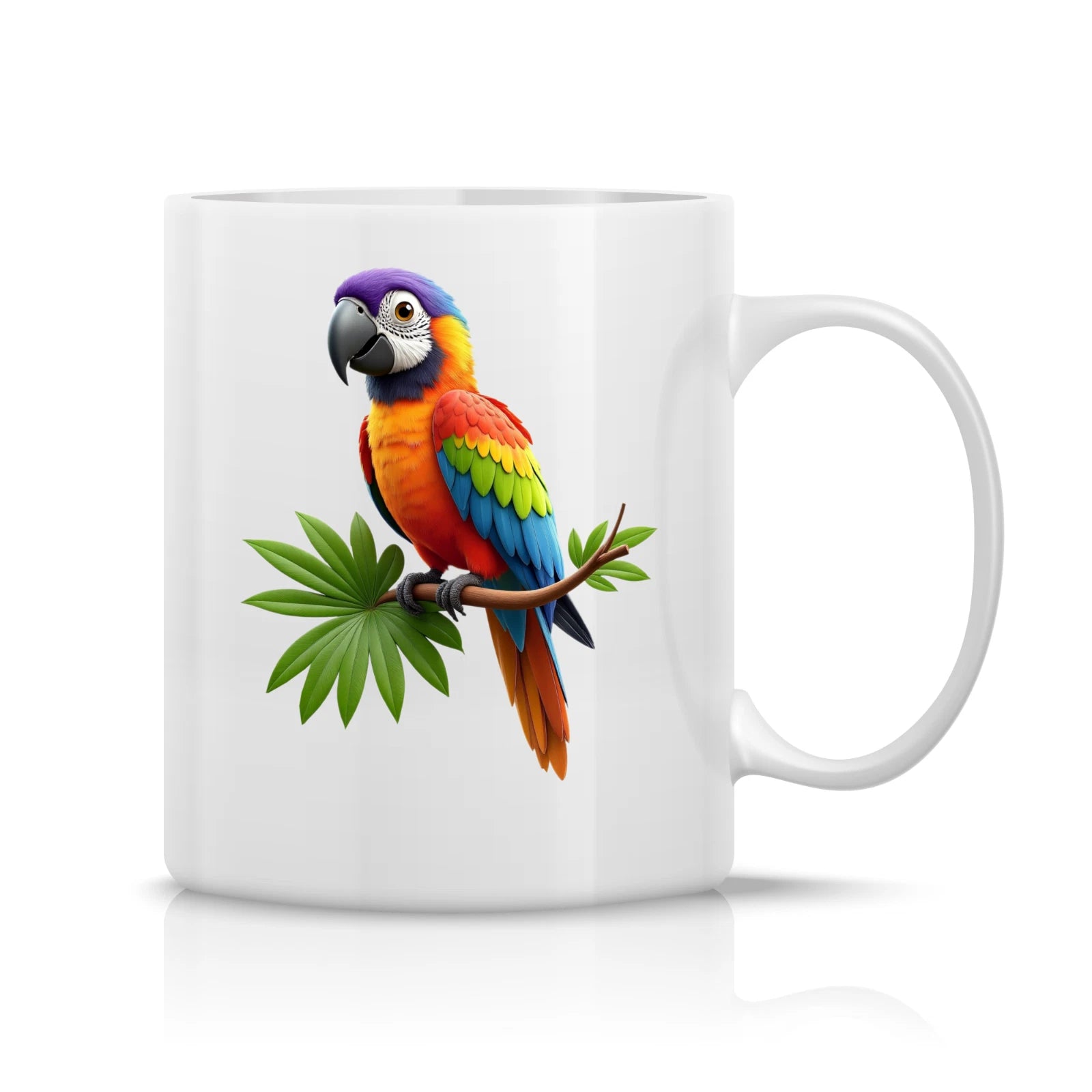 Sticker Papageienliebe Aufkleber Auto Vogel Sticker Tropen | UV-DTF Sticker 10cm - DaliDesign