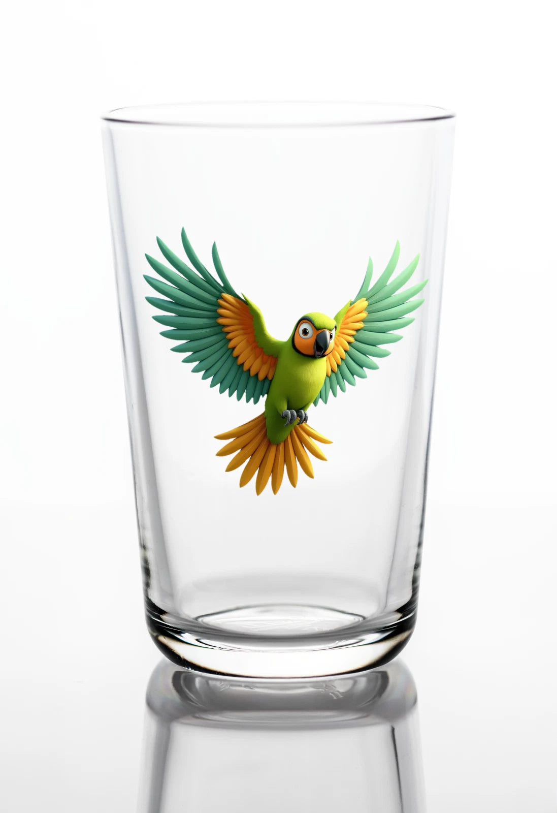 Sticker Papageienliebe Aufkleber Auto Vogel Sticker Tropen | UV-DTF Sticker 10cm - DaliDesign