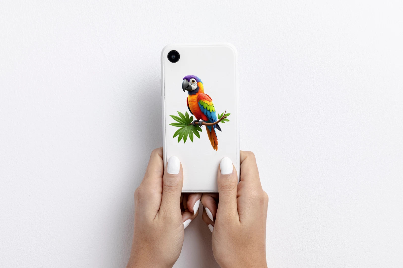 Sticker Papageienliebe Aufkleber Auto Vogel Sticker Tropen | UV-DTF Sticker 10cm - DaliDesign