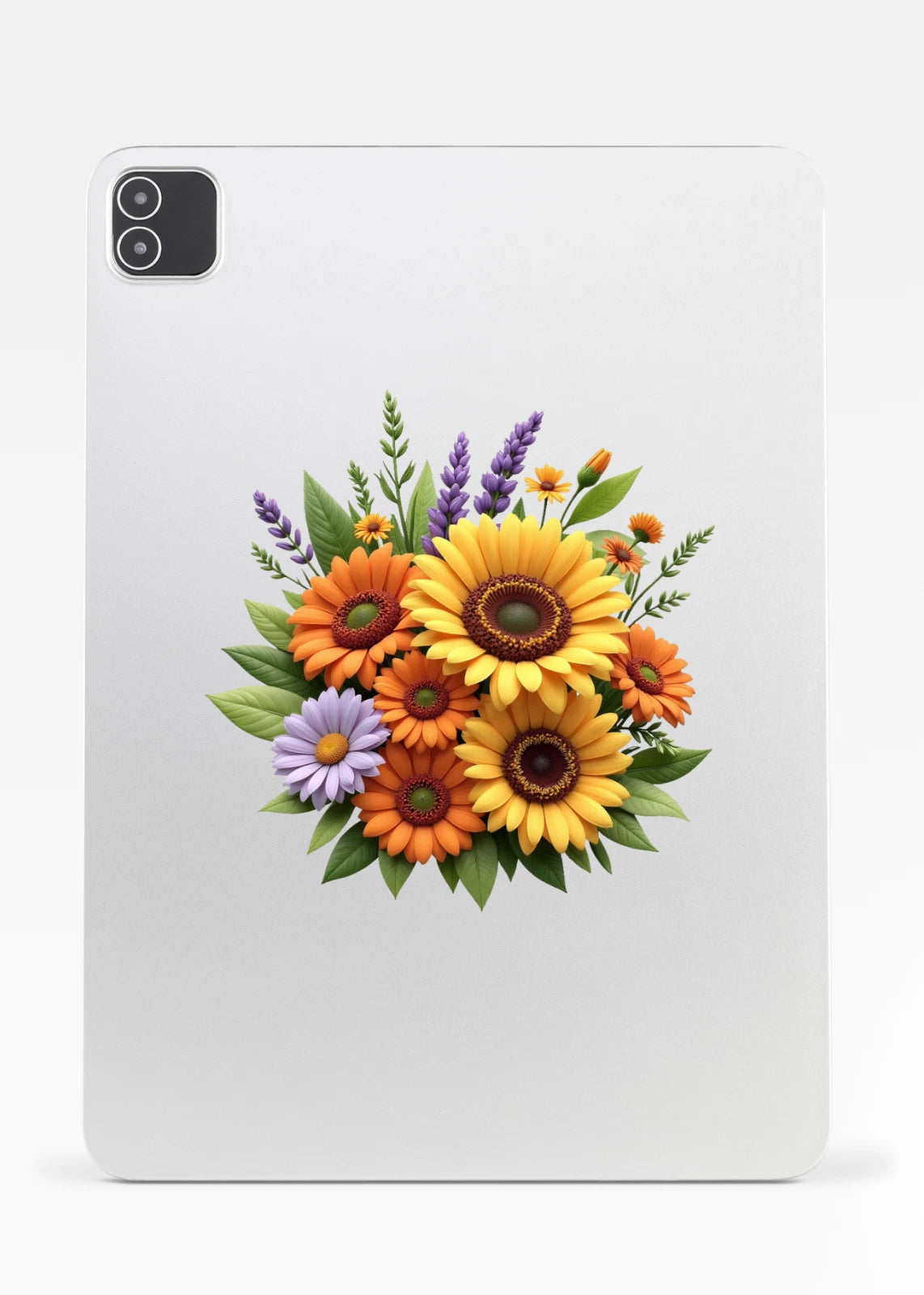 Sonnenblume freistehendes Motiv brillante Farben | UV-DTF Sticker 10cm #0029 - DaliDesign