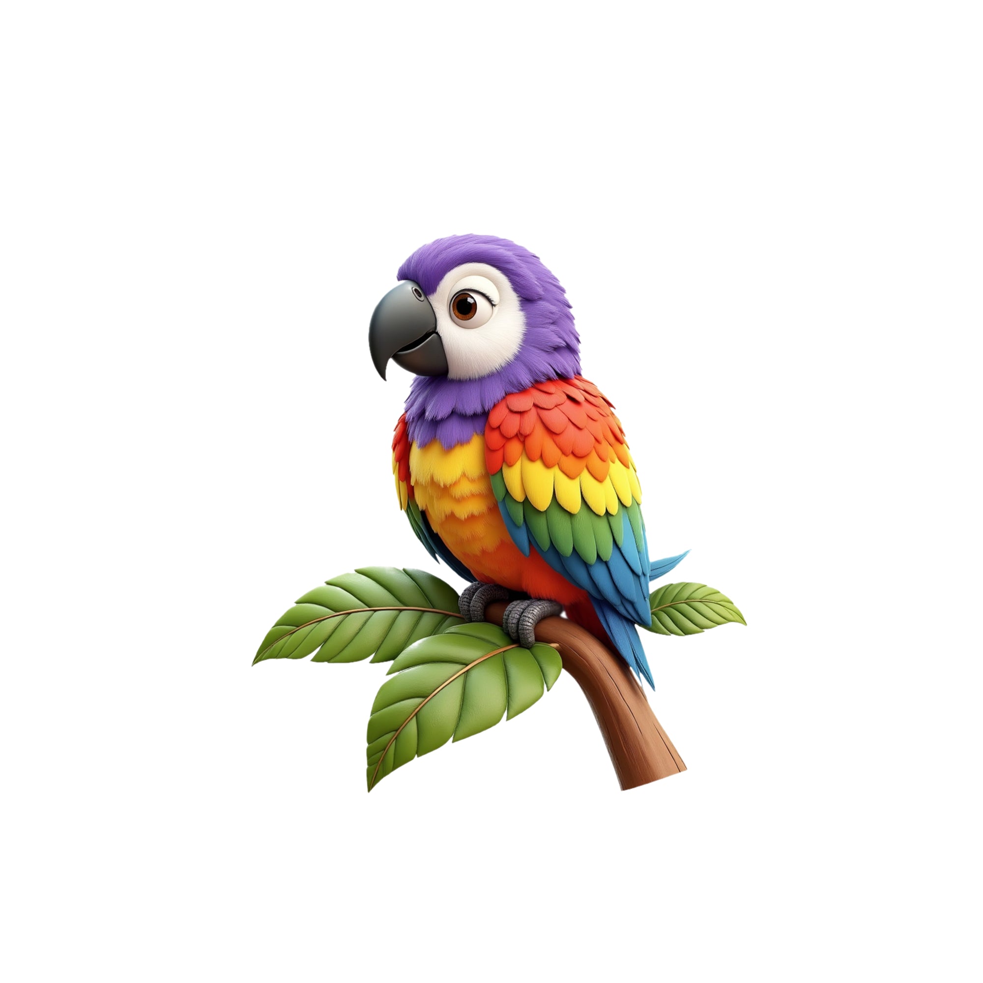 Sticker Papageienliebe Aufkleber Auto Vogel Sticker Tropen | UV-DTF Sticker 10cm - DaliDesign