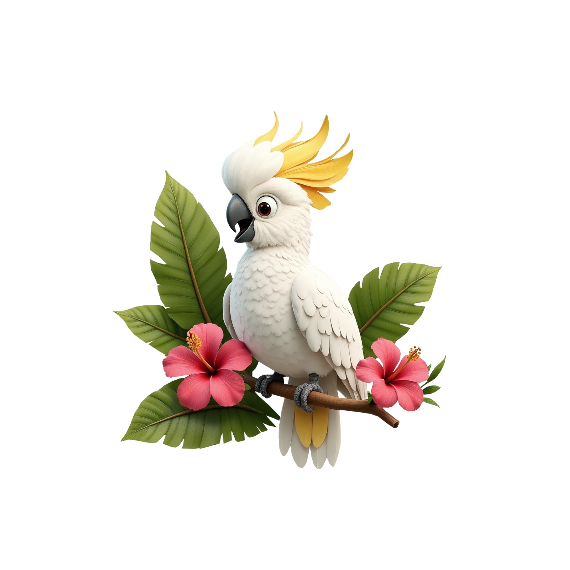 Sticker Papageienliebe Aufkleber Auto Vogel Sticker Tropen | UV-DTF Sticker 10cm - DaliDesign